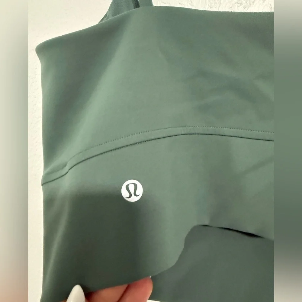 Lululemon Align Tank Top‎ Square Neck Strappy Camisole Green Size 8